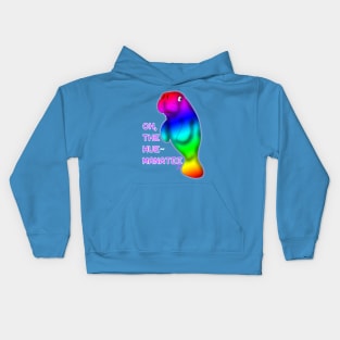 The Hue-Manatee! Kids Hoodie